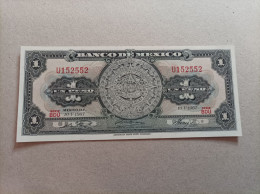 Billete De México 1 Peso Del Año 1967, UNC - Mexiko