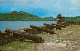 PANAMA - PORTOBELO - PARTE DE LAS RUINAS DEL CASTILLO SANTIAGO -  1960s (17821) - Panama