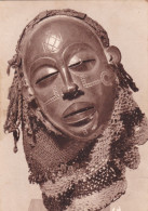 POSTCARD AFRICA  - ANGOLA - MÁSCARA QUIOCA - MASK - Angola