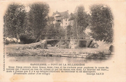 FRANCE - Gargilesse - Pont De La Billardière - Dos Non Divisé - Carte Postale Ancienne - Other & Unclassified