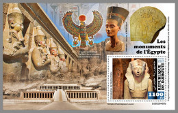 DJIBOUTI 2023 MNH Monument Of Egypt Ägyptische Monumente S/S – OFFICIAL ISSUE – DHQ2406 - Egyptology