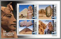 DJIBOUTI 2023 MNH Monument Of Egypt Ägyptische Monumente M/S – OFFICIAL ISSUE – DHQ2406 - Egiptología