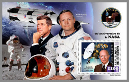 DJIBOUTI 2023 MNH John F. Kennedy NASA Space Raumfahrt S/S – OFFICIAL ISSUE – DHQ2406 - Kennedy (John F.)