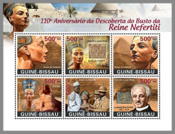 GUINEA BISSAU 2023 MNH Discovery Queen Nefertiti Königin Nofretete M/S – OFFICIAL ISSUE – DHQ2406 - Egyptology