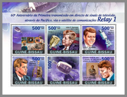 GUINEA BISSAU 2023 MNH John F. Kennedy Transmission Of TV M/S – OFFICIAL ISSUE – DHQ2406 - Kennedy (John F.)