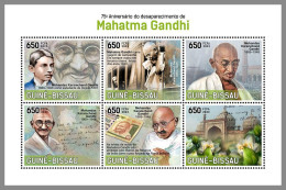 GUINEA BISSAU 2023 MNH Mahatma Gandhi M/S – OFFICIAL ISSUE – DHQ2406 - Mahatma Gandhi