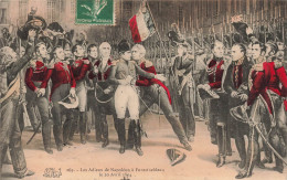 FRANCE - Les Adieux De Napoléon à Fontainebleau - Le 20avril 1814 - Carte Postale Ancienne - Fontainebleau