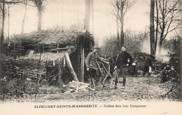 FRANCE - Elaincourt Sainte Marguerite - Soldats Dans Leur Campement - Carte Postale Ancienne - Autres & Non Classés