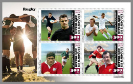 DJIBOUTI 2023 MNH Rugby M/S – IMPERFORATED – DHQ2406 - Rugby