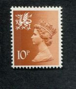 1788673330 1976 SCOTT WMMH13  GIBBONS W28 (XX) POSTFRIS MINT NEVER HINGED - QUEEN ELIZABETH II - 2 BANDS - Pays De Galles