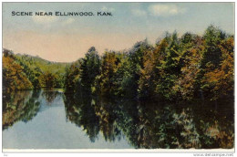 Scene Near ELLINWOOD, Kansas, 1915 - Art Colored PC - - Altri & Non Classificati