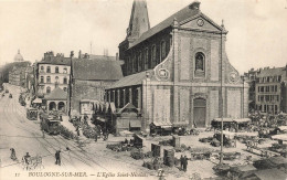 FRANCE - Boulogne Sur Mer - Vue Générale De L'église Saint Nicolas - Carte Postale Ancienne - Boulogne Sur Mer