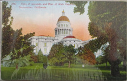 USA CALIFORNIA SACRAMENTO CAPITOL STATE GROUND KARTE CARD POSTCARD CARTE POSTALE POSTKARTE CARTOLINA ANSICHTSKARTE - Long Beach