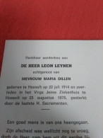 Doodsprentje Leon Leynen / Hasselt 22/7/1914 - 25/8/1976 ( Maria Dillen ) - Religion & Esotérisme
