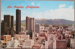 USA CALIFORNIA LOS ANGELES DOWN TOWN SAN GABRIEL MOUNTAINS CARD POSTCARD CARTE POSTALE POSTKARTE CARTOLINA ANSICHTSKARTE - Long Beach