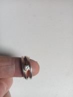 Bague En Plaqué Or  Diamètre Intérieur 18 Mm - Ring