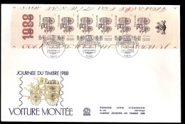 Carnet BC 2526A - Journée Du Timbre 1988 - Oblitéré Premier Jour 12 MARS 1988 - Très Beau - Stamp Day