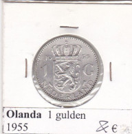 PAESI BASSI OLANDA 1 GULDEN  JULIANA  ANNO 1955 COME DA FOTO - 1948-1980: Juliana