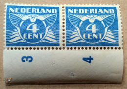 1924 Niederlande Mi.150 A (2pcs With Edge) /**/* - Unused Stamps