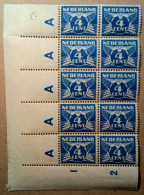 1924 Niederlande Mi.150 A (10-block With Edge) /** - Unused Stamps