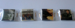 Fèves Brillantes Plates X 5 - Johnny Hallyday - La Discographie 2021 - Characters