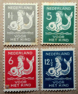 1929 Niederlande Mi.229-232 A /* - Unused Stamps