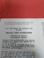 Doodsprentje Marinus Van Rysseghem / Vinkt 25/6/1907 - 7/10/1976 ( Margaretha Herman ) - Religion & Esotérisme