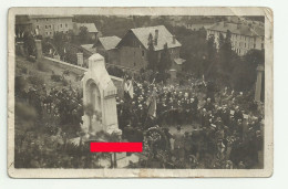 SAINT MICHEL DE MAURIENNE Carte Photo 2  CEREMONIE CIMETIERE MILITAIRE  Attention à L'état - Saint Michel De Maurienne