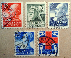 1927 Niederlande Mi.196-200 (BAABA) /o - Gebraucht