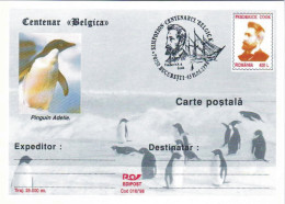 IP 98 - 016 FREDERICK COOK, Pinguins - Stationery, Special Cancellation - Used - 1998 - Polar Explorers & Famous People