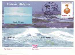 IP 98 - 018 August Wiencke, BELGICA ANTARTIC EXPEDITION - Stationery + Special Cancellation - Used - 1998 - Polar Explorers & Famous People