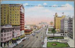 USA CALIFORNIA LONG BEACH OCEAN BOULEVARD KARTE CARD POSTCARD CARTE POSTALE POSTKARTE CARTOLINA ANSICHTSKARTE - Long Beach