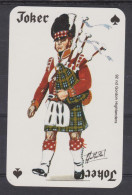 Joker  92 Nd Gordon Highlanders  -  Dos PUB  Waterloo 1815 Avec Aigle - Barajas De Naipe