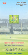 INDIA - 2007 - BROCHURE OF TAMIL NADU CRICKET ASSOCIATION STAMP DESCRIPTION AND TECHNICAL DATA. - Cartas & Documentos