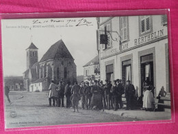 Bussy En Othe , Un Jour De Fête , Café Berthelin - Autres & Non Classés