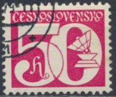 TCHECOSLOVAQUIE -  Techniques Modernes : Les Télécommunications - Used Stamps