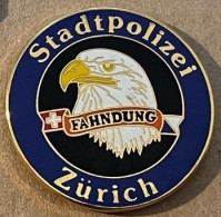 STADTPOLIZEI ZÜRICH - POLICE DE LA VILLE - AIGLE - EAGLE - ADLER - FAHNDUNG - EGF - N°552/1000 - SUISSE - SCHWEIZ - (33) - Politie