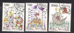 Vatican Vatikaan 1987 Yvertnr. 825-827 (o) Oblitéré Cote 18 € - Gebraucht