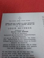 Doodsprentje Louis Meysman / Opwijk 26/10/1905 - 21/10/1976 ( Judith Joostens ) - Religion & Esotérisme