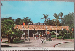 USA CALIFORNIA SAN DIEGO ZOO MAIN ENTRANCE KARTE CARD POSTCARD CARTE POSTALE POSTKARTE CARTOLINA ANSICHTSKARTE - Long Beach