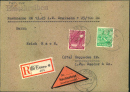 1947, Einschreiben/Nachnahme Ab Essen- - Brieven En Documenten