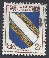 FRANCIA 1953 - Yvert 953° - Stemma | - 1941-66 Coat Of Arms And Heraldry