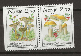 1987 MNH Norway, Mi 969-70 Postfris** - Unused Stamps