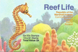 MARSHALL ISLANDS, 1993, Booklet 22, Reef Life - Marshall Islands