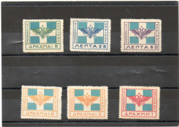 GRECE   EPIRUS ET ALBANIE   6 Timbres   1914    Y&T: 21/24/32 à  34  Neufs Avec Charnière - Epiro Del Norte