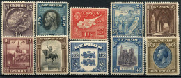 CHYPRE - YVERT 106 A 115   * - Chypre (...-1960)