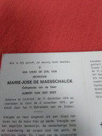 Doodsprentje Marie Jose De Maesschalck / Lochristi 17/12/1916 Gent 2/11/1976 ( Albert Van Der Eedt ) - Religion & Esotérisme