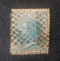 Italy Used Classic 1867 King Victor - Usados