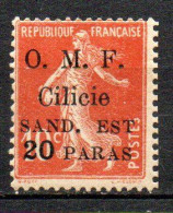 Col40 Colonie Cilicie 1920 N° 100 Neuf X MH  Cote 10,00€ - Neufs