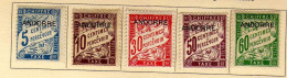 Andorre Francaise  -(1931-32) - Timbre-Taxe  1 C. A 60 C,  . Neuf*   - MH - Neufs